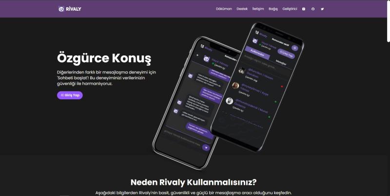 Rivaly - Canlı Sohbet Platformu